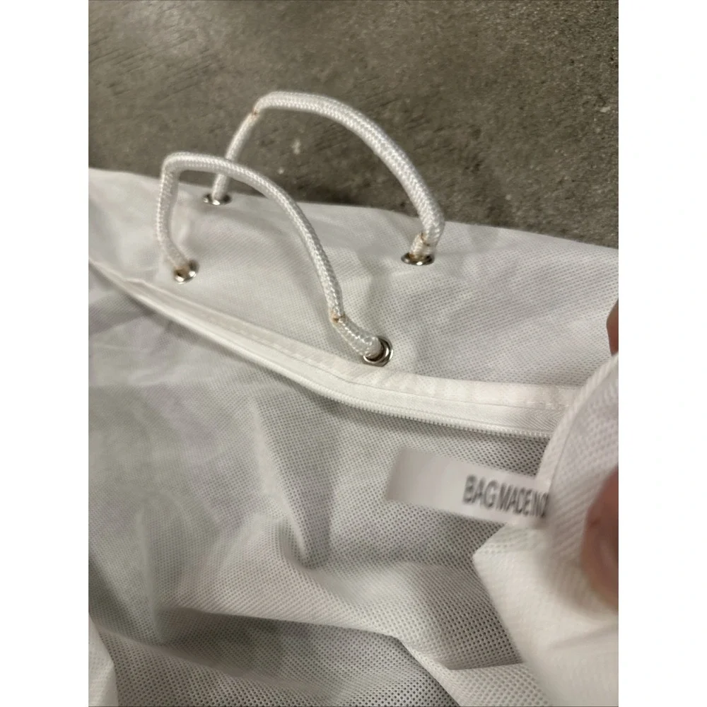 Quince Garment Bag32x16x3Reusable Travel Clothing Storage Cover Plastic Zip/Lock